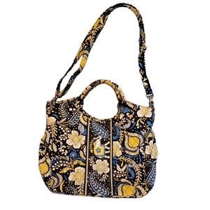 Vera Bradley Ellie Blue Large two-way crossbody tote